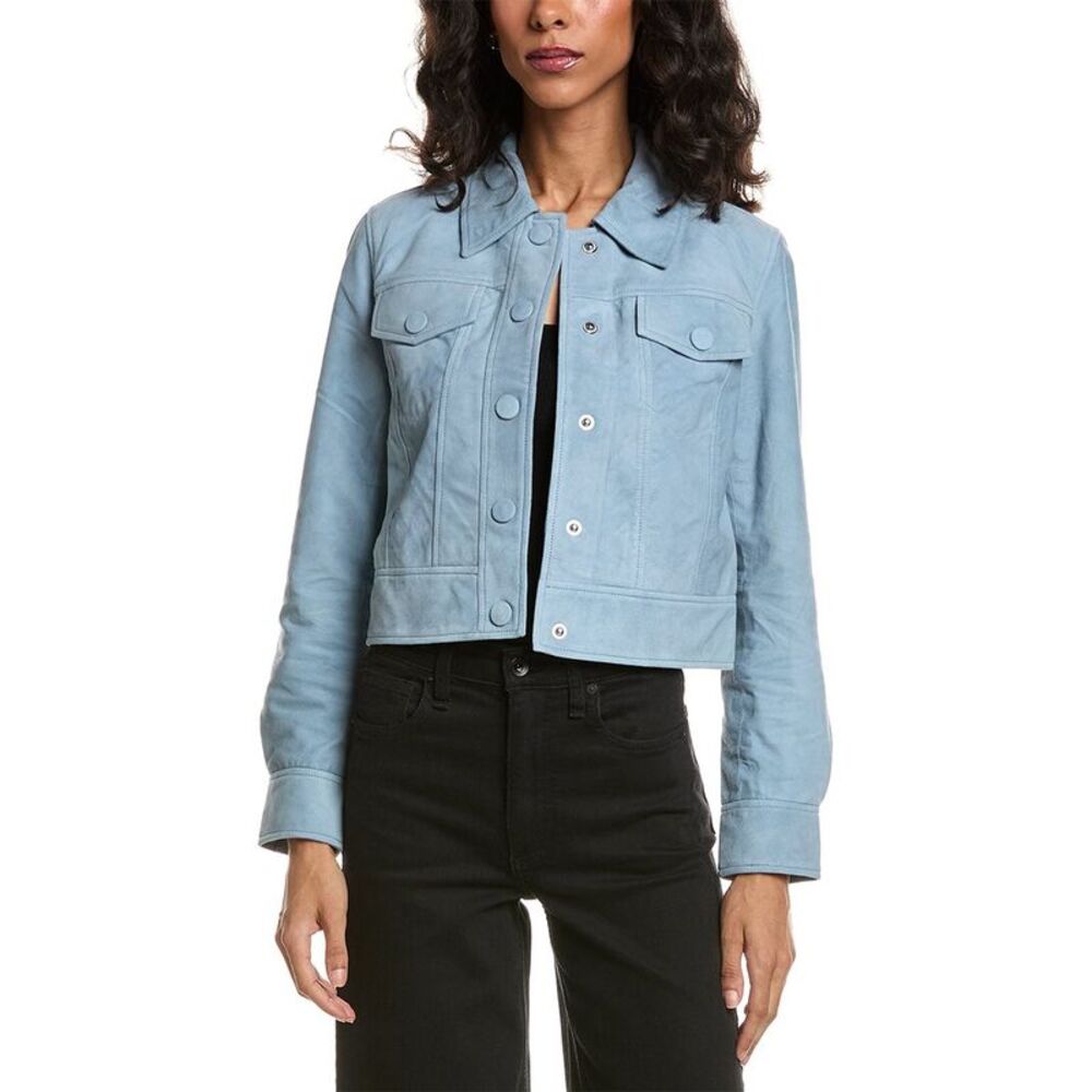 Walter Baker Womens  Kacey Suede Jacket